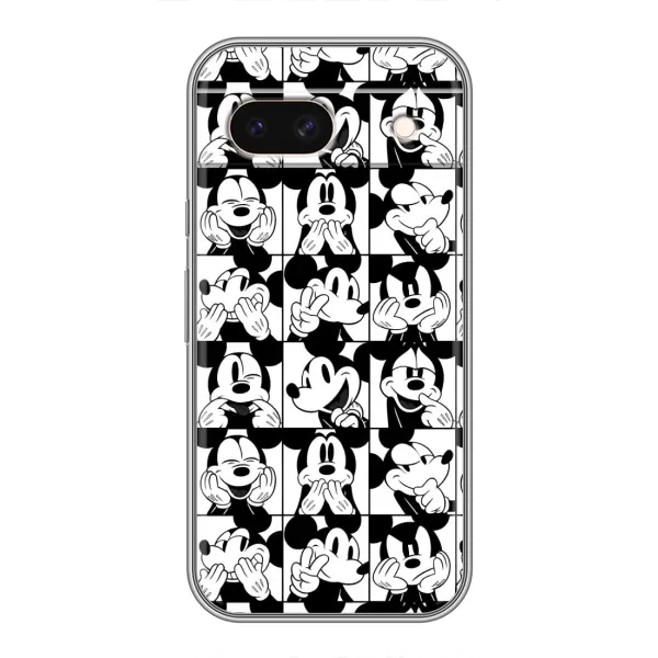 Чехол с рисунком «Коллаж Микки Маус» для Google Pixel 8A Чехол с рисунком «Коллаж Микки Маус» для Google Pixel 8A