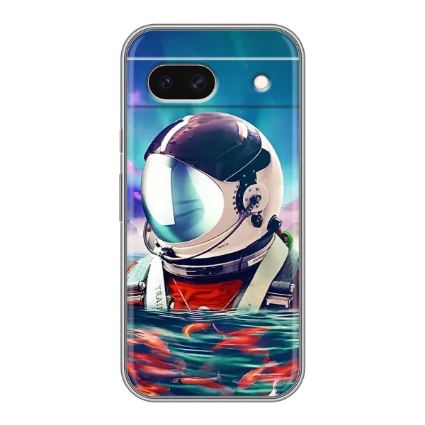 Чехол с рисунком «Космонавт в воде» для Google Pixel 8A Чехол с рисунком «Космонавт в воде» для Google Pixel 8A