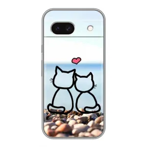 Силіконові Чохли Коханій людині для Google Pixel 8A (Котейки)