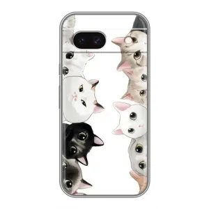 Силиконовый чехол с котиком для Google Pixel 8A (Коты)