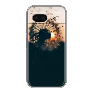 Силіконовий Чохол з кульбабками на Google Pixel 8A (Гарна кульбабка)