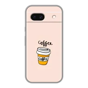 Чехол с изображением  вкусной еды для Google Pixel 8A (Кружка кофе)