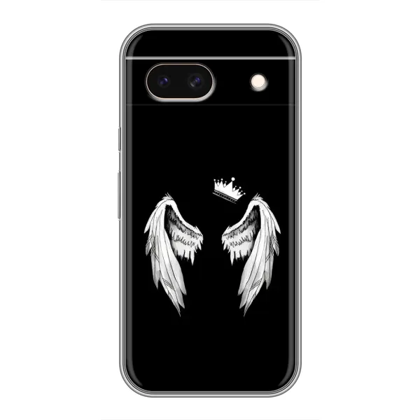 Чехол с рисунком «Крылья и корона» для Google Pixel 8A Чехол с рисунком «Крылья и корона» для Google Pixel 8A