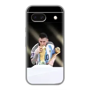 Чехлы Лео Месси Аргентина для Google Pixel 8A (Кубок Мира)