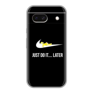 Силиконовый Чехол на Google Pixel 8A с картинкой Nike (Later)
