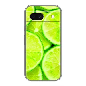 Чехол с изображением  вкусной еды для Google Pixel 8A (Лайм)