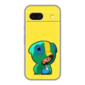 Чохол Бравл Старс для Google Pixel 8A (Леон (LEON))