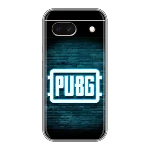Чехол (TPU) с картинкой "Лого Пабг" на Гугл Пиксель 8А (Лого PUBG)