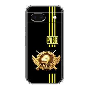 Чехол (TPU) с картинкой "Лого Пабг" на Гугл Пиксель 8А (Лого PUPG)