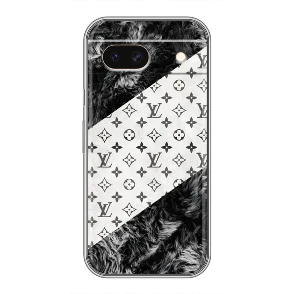 Чехол с рисунком «LV на белом» для Google Pixel 8A