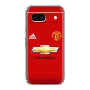 Силиконовые Чехлы принт Футбол на Google Pixel 8A (Man United)
