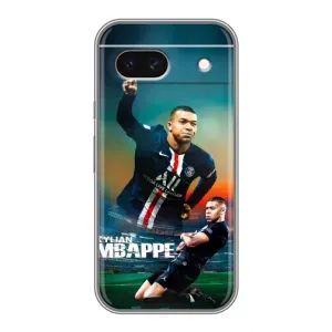 Чехол (TPU) с Футболистом на Google Pixel 8A (MBAPPE)