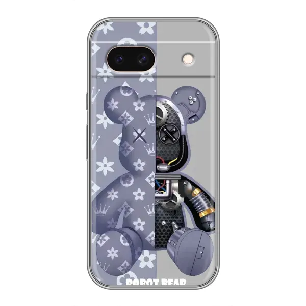 Чехол с рисунком «Медведь Louis Vuitton» для Google Pixel 8A