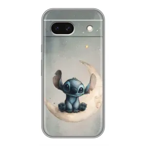 Чехол с рисунком Стич для Google Pixel 8A (Милый Стич)