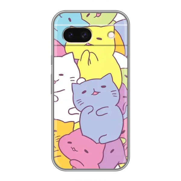 Чехол с рисунком «Милые котики» для Google Pixel 8A Чехол с рисунком «Милые котики» для Google Pixel 8A