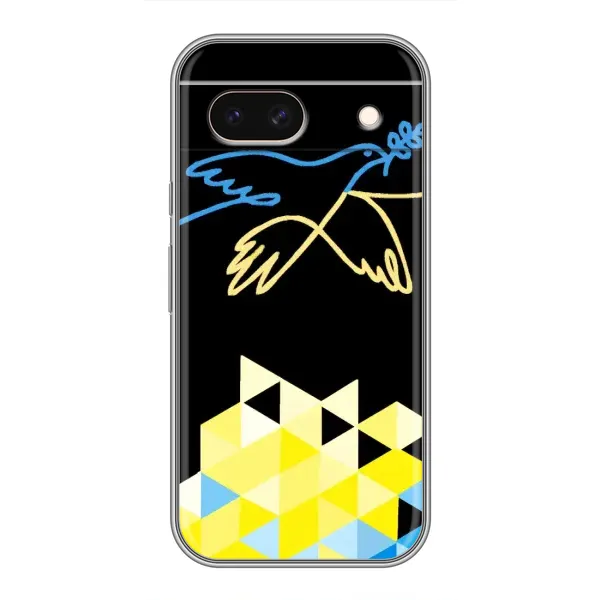 Чохол з малюнком «Мир для Укрїни» для Google Pixel 8A Чохол з малюнком «Мир для Укрїни» для Google Pixel 8A