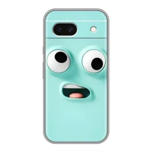 Чохли (ТПУ) (смішні стікери) для Google Pixel 8A (Кумедне м'ятне обличчя)