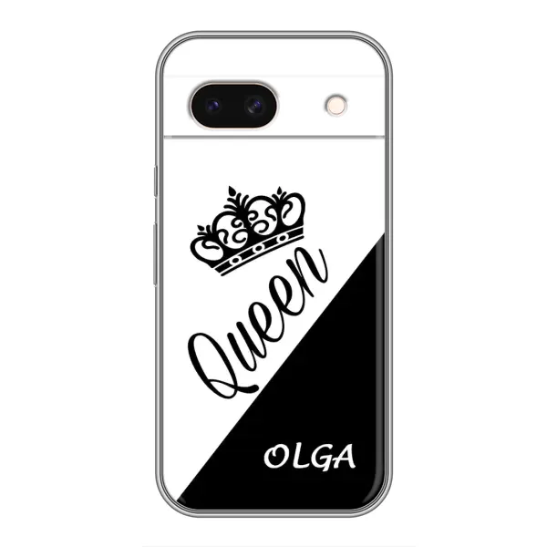 Чехол с рисунком «OLGA» для Google Pixel 8A Чехол с рисунком «OLGA» для Google Pixel 8A