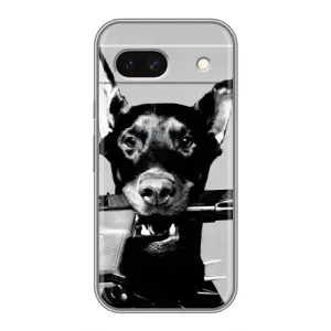 Чехол ДОБЕРМАН для Google Pixel 8A (Опасный доберман)