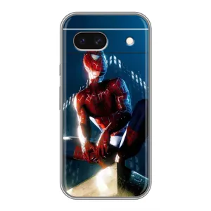 Чехол Супергерой Человека Паука на Google Pixel 8A (Паук на доме)