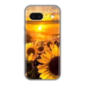 Чехол с рисунком «поле подсолнухов» для Google Pixel 8A