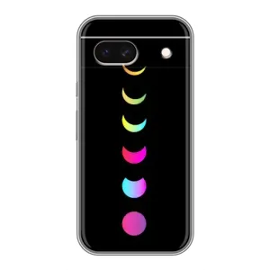 Чехол (ТПУ) с планетами на Google Pixel 8A (Полнолуние)