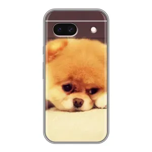 Чехол (ТПУ) Милые собачки для Google Pixel 8A (Померанский шпиц)