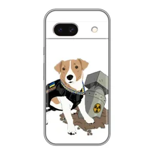 Чехол с принтом Собаки Патрон для Google Pixel 8A (Пёс Патрон с ракетой)