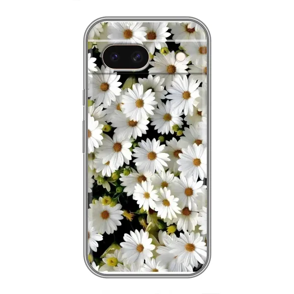 Чохол з малюнком «Рамка в ромашках» для Google Pixel 8A