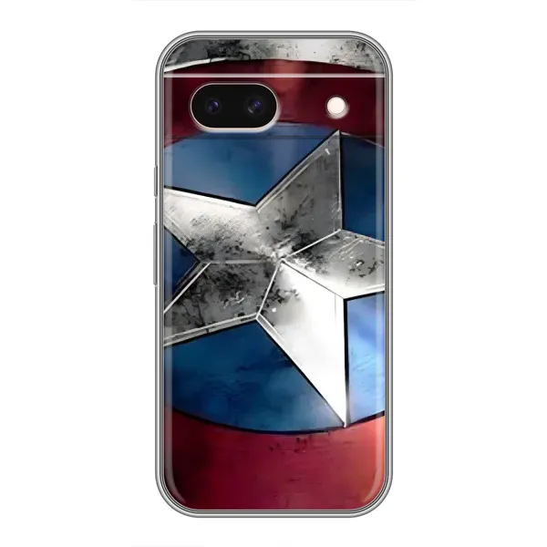 Чехол с рисунком «Щит Капитана Америки» для Google Pixel 8A Чехол с рисунком «Щит Капитана Америки» для Google Pixel 8A