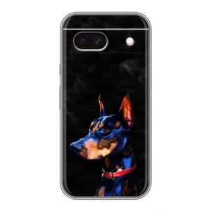 Бампер для Google Pixel 8A с картинкой "Песики" (Собака Мопс)