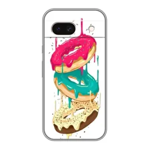 Чехол с изображением  вкусной еды для Google Pixel 8A (Сочные пончики)