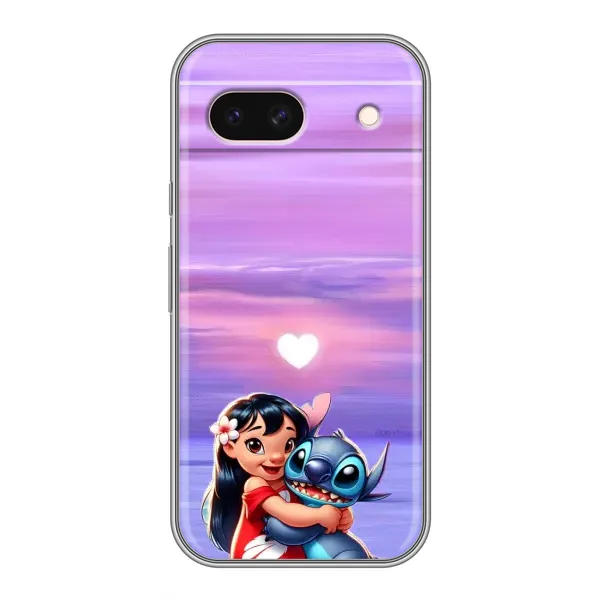 Чехол с рисунком «Стич и Лило» для Google Pixel 8A Чехол с рисунком «Стич и Лило» для Google Pixel 8A