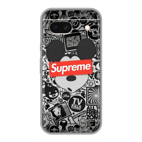Чехол с рисунком «Supreme Маус» для Google Pixel 8A