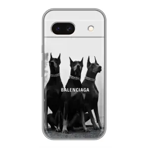 Чехол ДОБЕРМАН для Google Pixel 8A (Три добермана)