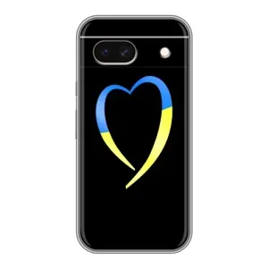 Силіконовий Чохол  на Google Pixel 8A (Я-Україна) (Українське серце)