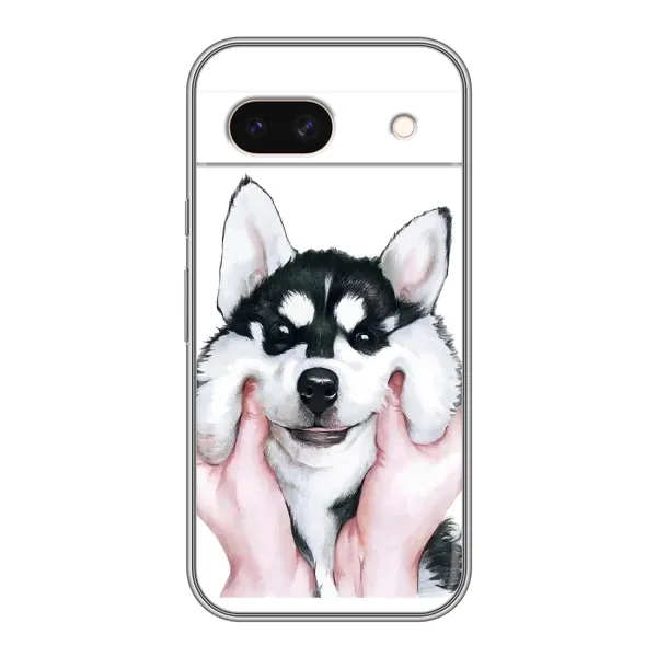 Чехол с рисунком «Собака Хаски» для Google Pixel 8A