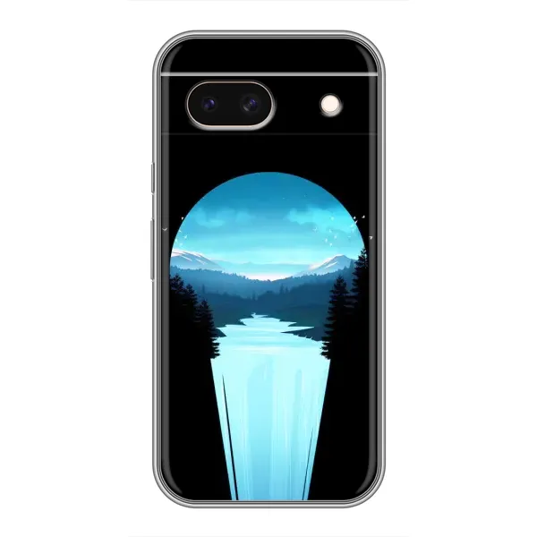 Чехол с рисунком «Синий Водопад» для Google Pixel 8A Чехол с рисунком «Синий Водопад» для Google Pixel 8A
