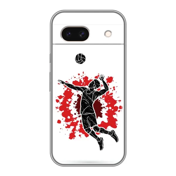 Чехол с рисунком «Волейболист» для Google Pixel 8A Чехол с рисунком «Волейболист» для Google Pixel 8A