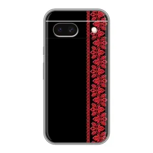 Силиконовый Чехол на Google Pixel 8A с картинкой Вышиванки