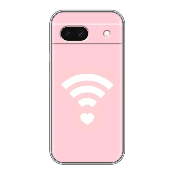 Чехол с рисунком «WiFi Love» для Google Pixel 8A Чехол с рисунком «WiFi Love» для Google Pixel 8A