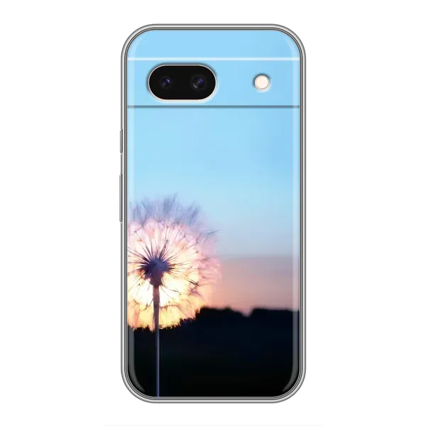 Чехол с рисунком «Закат с одуванчиком» для Google Pixel 8A Чехол с рисунком «Закат с одуванчиком» для Google Pixel 8A