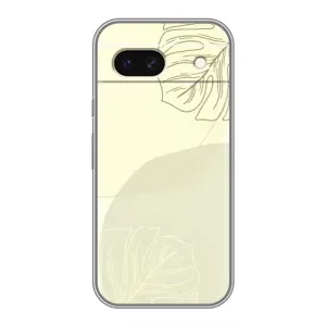 Чохол квітковий дизайн для Google Pixel 8A (Зелений фон)