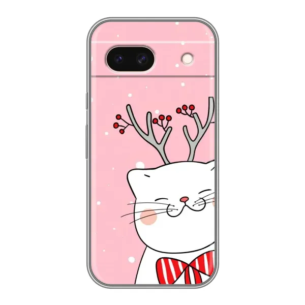 Чехол с рисунком «Зимний кот» для Google Pixel 8A Чехол с рисунком «Зимний кот» для Google Pixel 8A