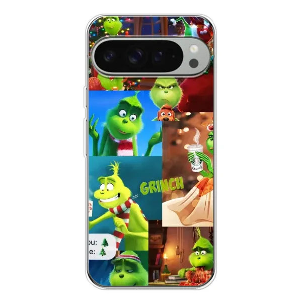 Чехол с рисунком «Арт Гринч» для Google Pixel 9 Pro XL Чехол с рисунком «Арт Гринч» для Google Pixel 9 Pro XL