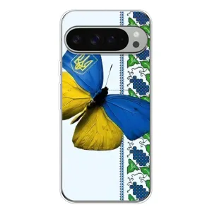 Чехол с Украинской символикой на Пиксель 9 Про ХЛ (Бабочка)