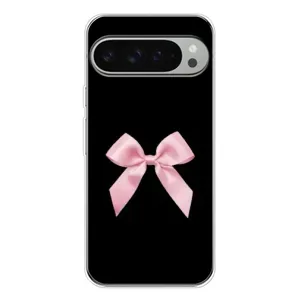Чехол банты для Google Pixel 9 Pro XL (Бант на черном)