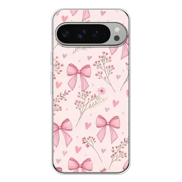 Чохол з малюнком «Банти з квітами» для Google Pixel 9 Pro XL Чохол з малюнком «Банти з квітами» для Google Pixel 9 Pro XL