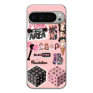 Чохли з картинкою для Google Pixel 9 Pro XL (BLACK PINK колаж)