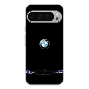 Силіконовий бампер з картинкою машини на Google Pixel 9 Pro XL (Чорний BMW)